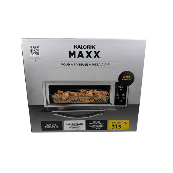 Brand New Kalorik MAXX Pizza Air Fryer Oven Stainless Steel - Picture 2 of 4